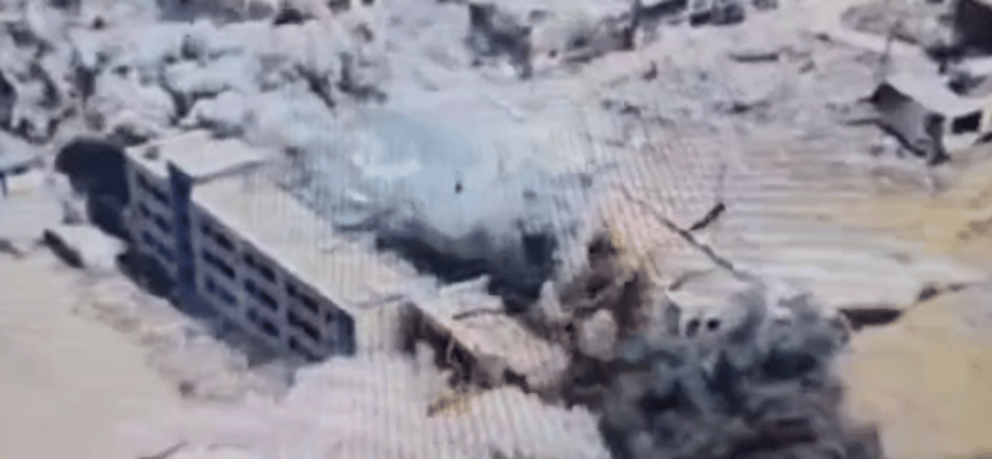 IDF blows up terror infrastructure in Khan Yunis