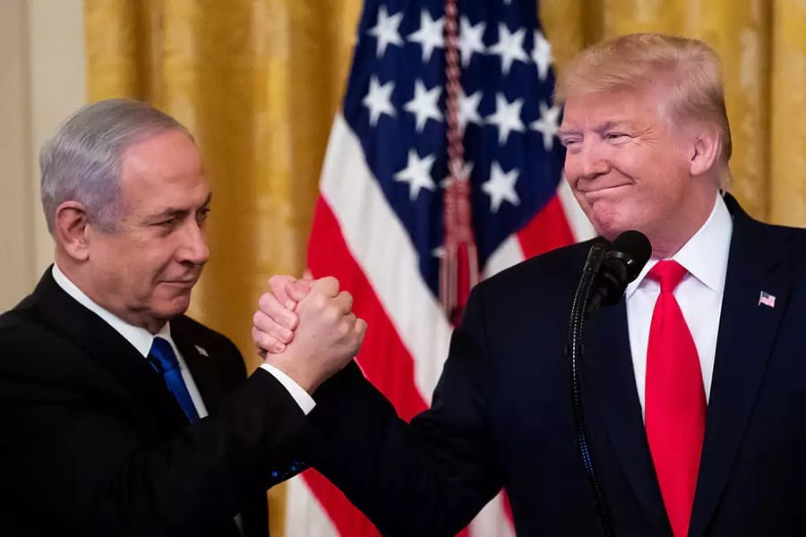 Netanyahu shared Trump’s tweet against his trial 