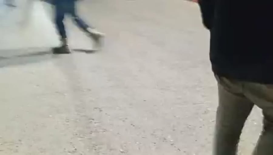 Rioters in Binyamin