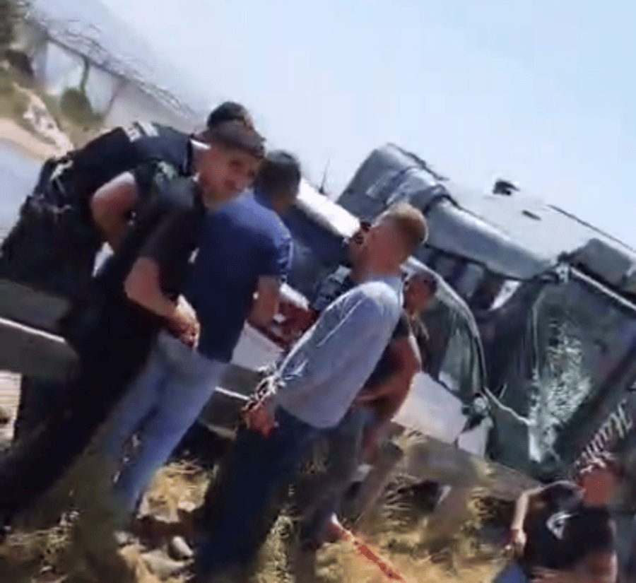 Serious traffic accident in the Jordan Valley