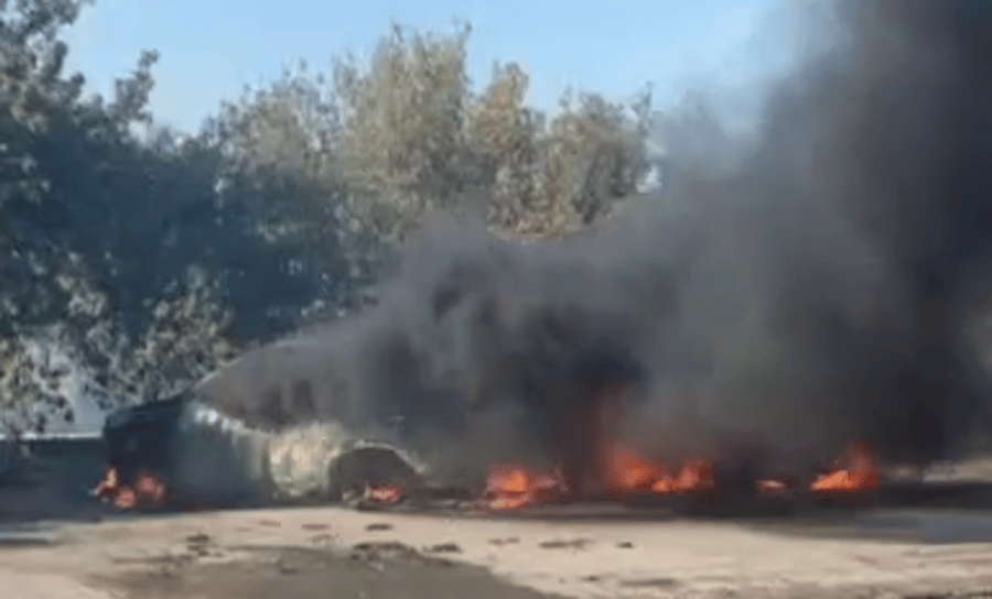 Wildfire Rages in Nahal HaKibbutzim