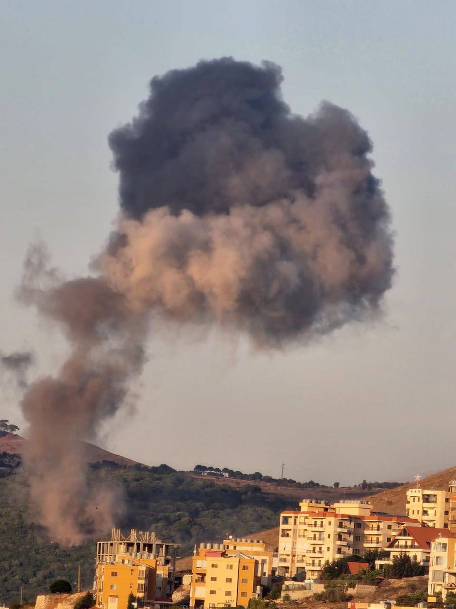 IDF striking "relatively large" number of Hezbollah targets, including launchers