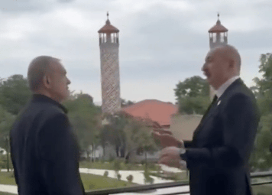 Azerbaijani President Hosts Iranian Leader