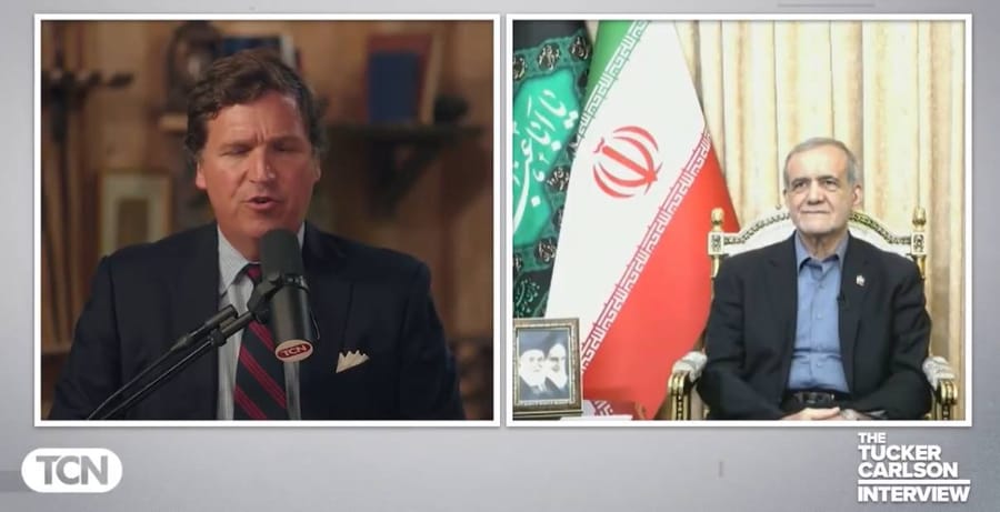 Iran’s President Tells Tucker Carlson: “We Don’t Want Nuclear Bomb