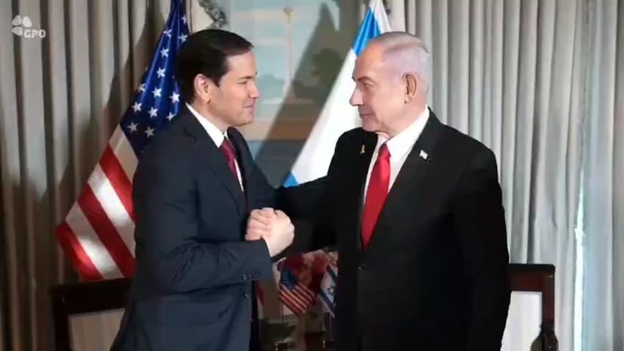 Netanyahu and Rubio.
