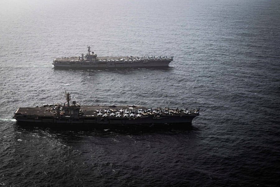 Nimitz, Carl Vinson Carriers Deployed in Middle East