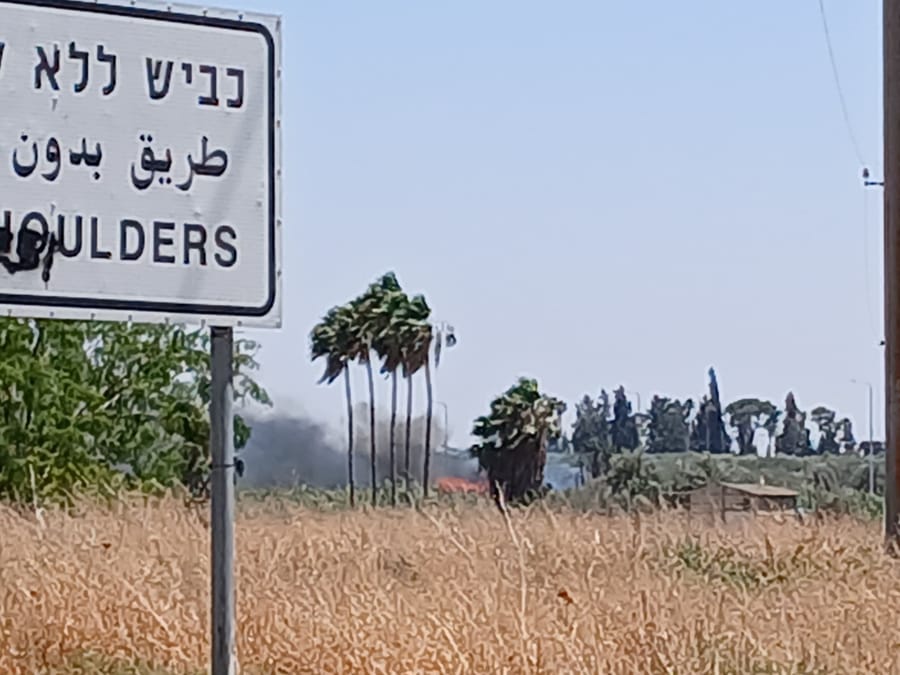 Wildfire Near Beit She’an Prompts Evacuations 