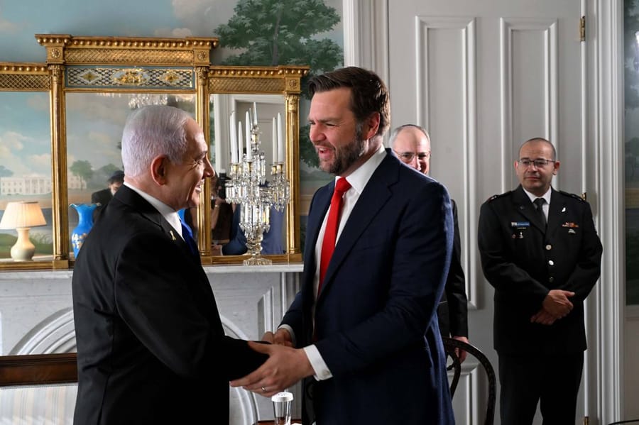 Netanyahu meets with JD Vance