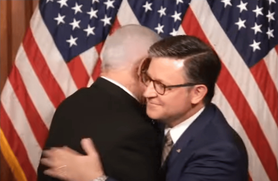 Netanyahu meets Mike Johnson