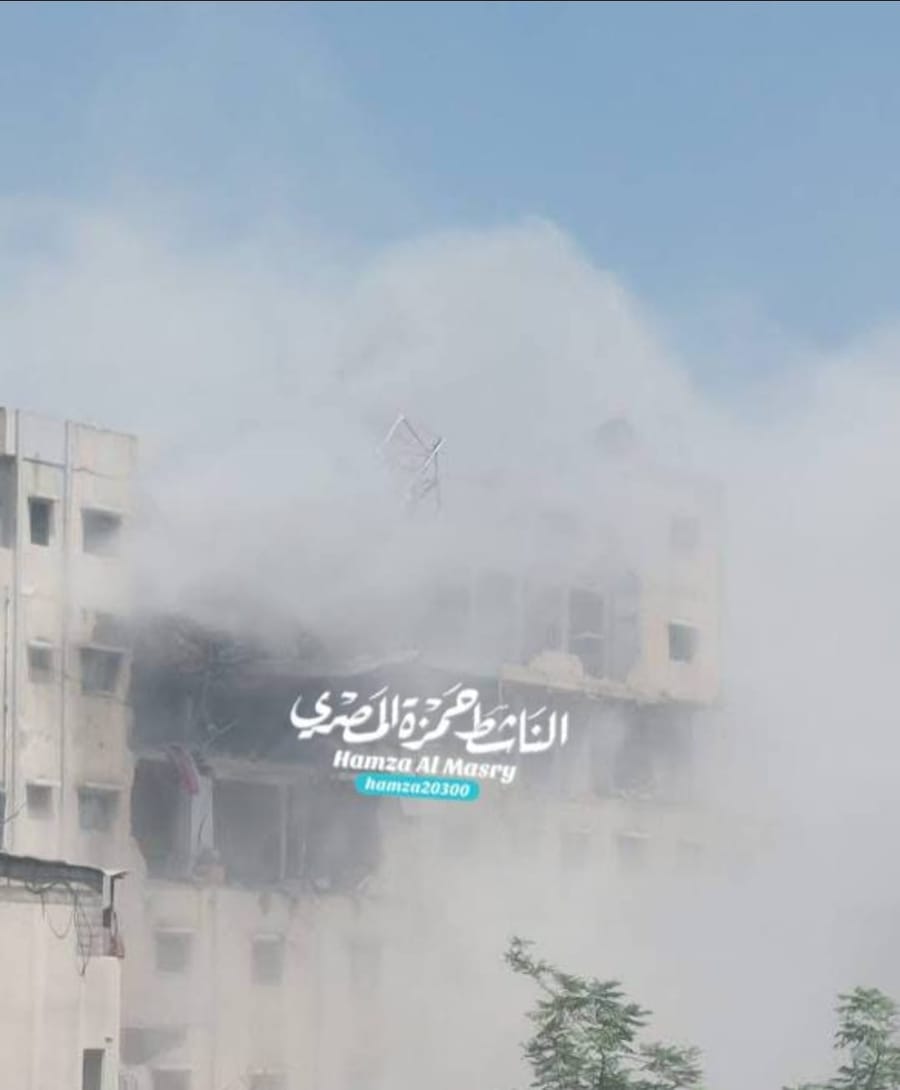 IDF Strikes Two-Story Building in Gaza's Old City