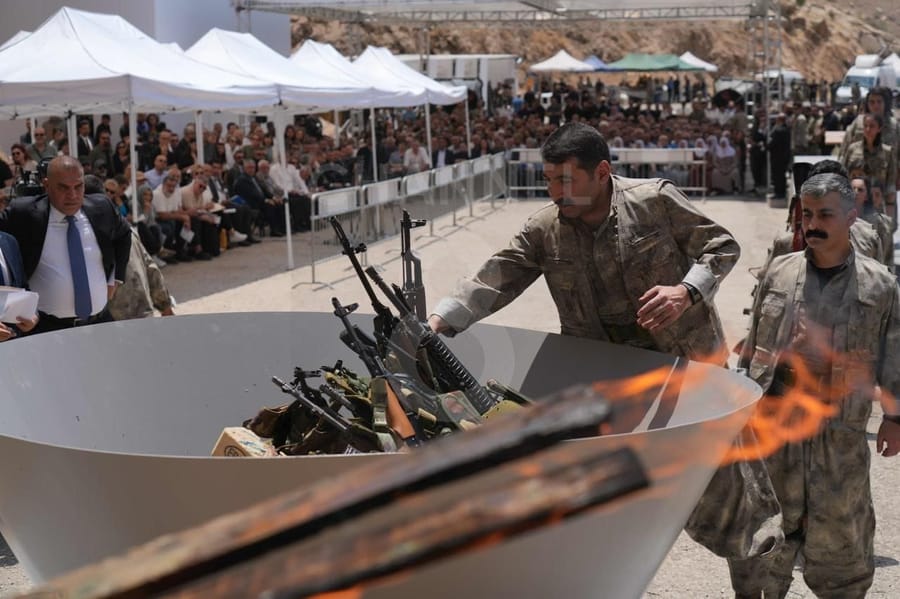 Kurdish PKK Fighters Begin Voluntary Disarmament in Northern Iraq