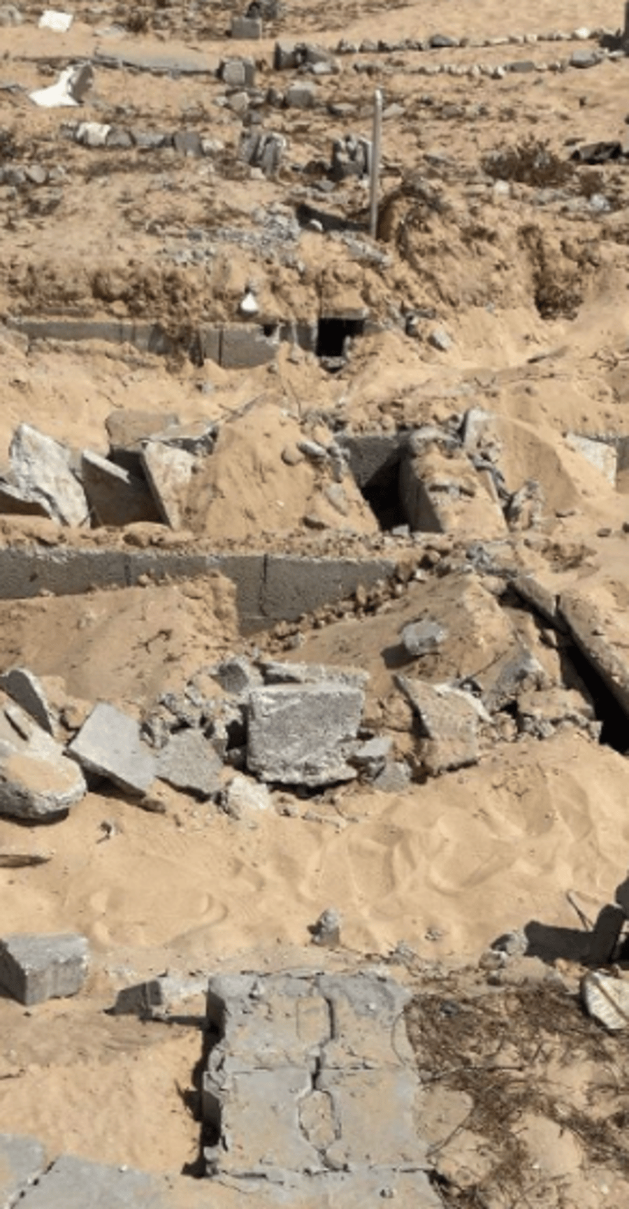 Hamas-affiliated media reports IDF excavation in Khan Younis cemetery