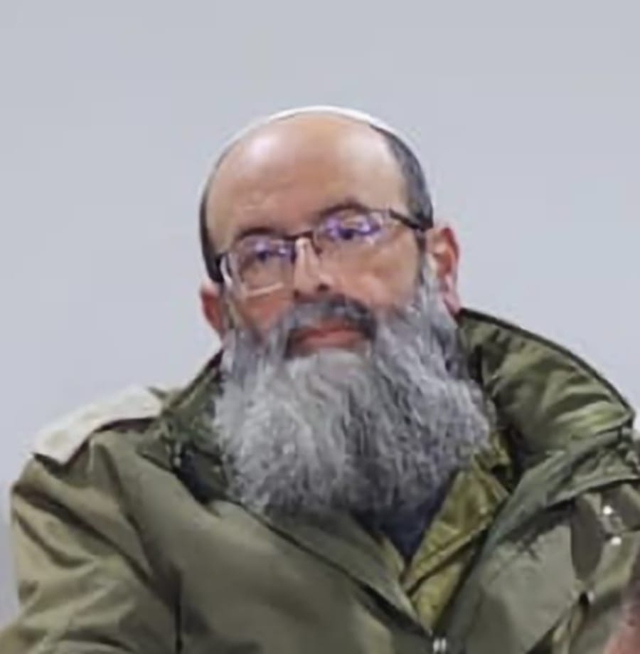 Senior Military Rabbi Who Founded Northern Casualty Unit Dies