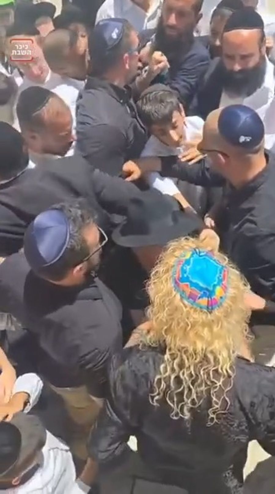Leonardo Farkas at the kotel