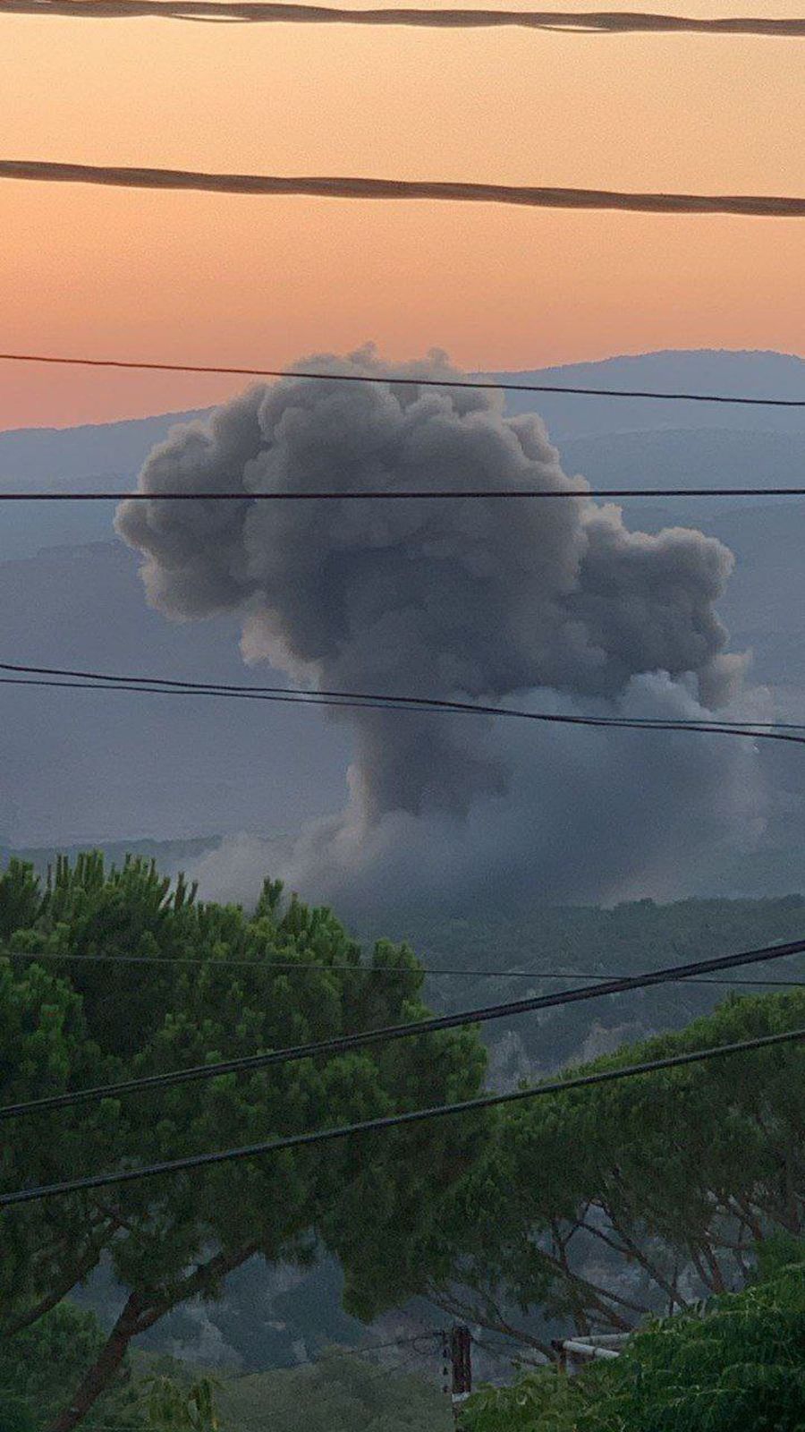 IDF strikes in Lebanon.