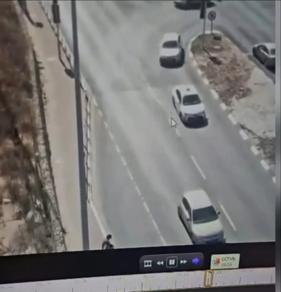 The ramming attack caught on camera
