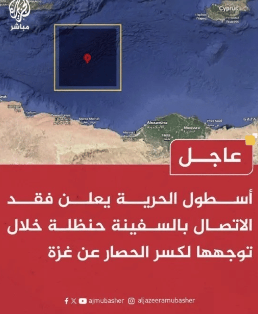 Contact Lost with Gaza-Bound Flotilla Handala