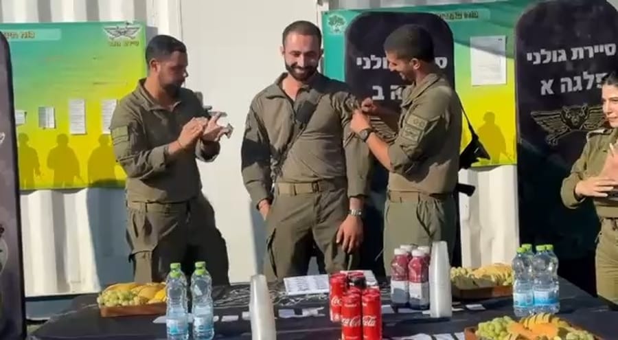 Cpt. Saad receives a new rank, July 2025