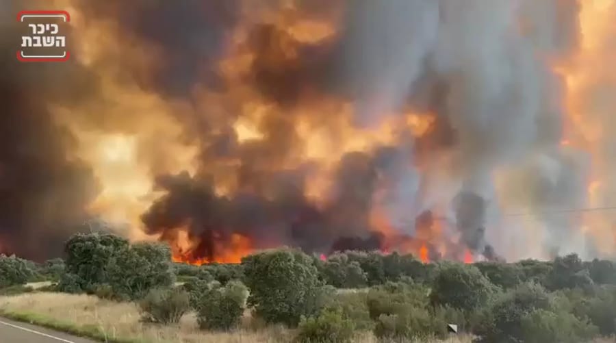 6,000 Flee Spanish Inferno: Europe's Heat Crisis Deepens - wildfire in spain