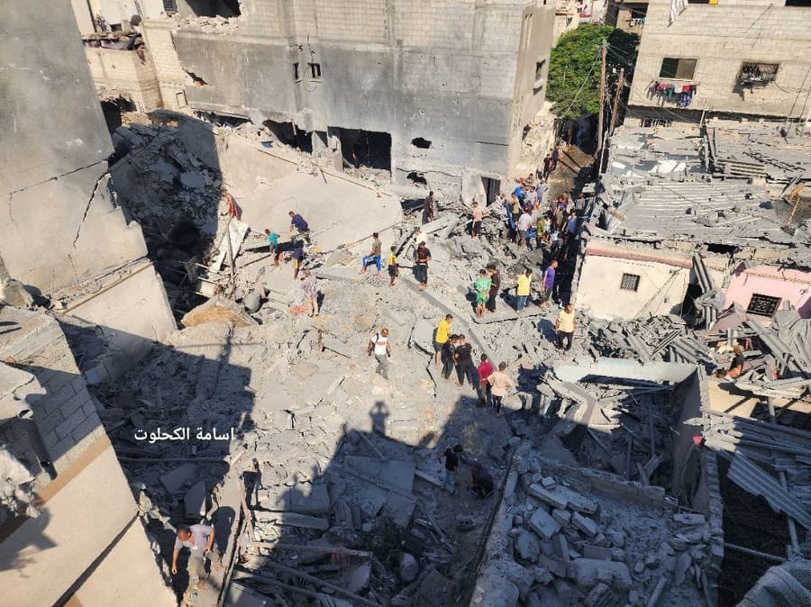 Israeli Strike Hits House in al-Sabra, Gaza