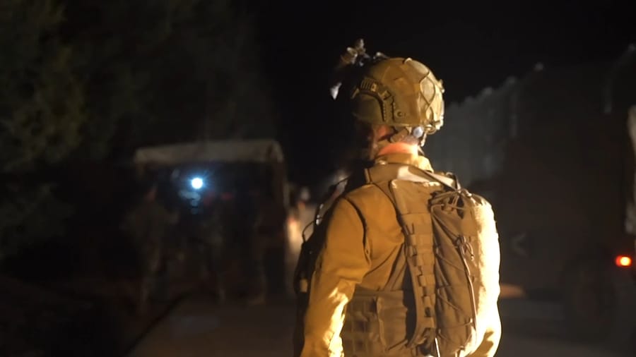 IDF conducts night strikes in Syria, August 2025