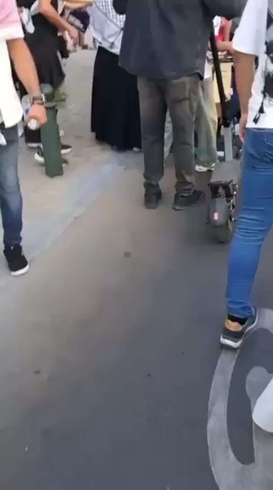 A Palestinian victim of stabbing.