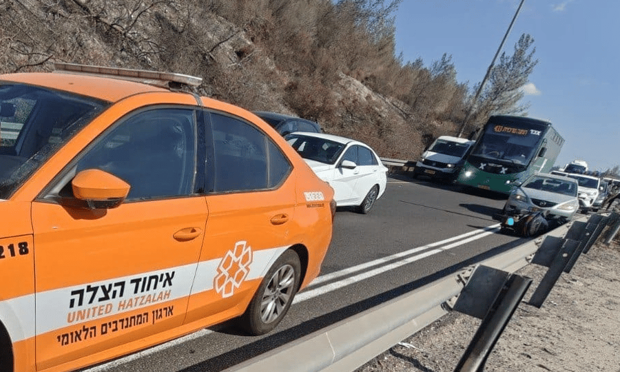 Motorcyclist killed in Route 1 crash; heavy traffic near Latrun