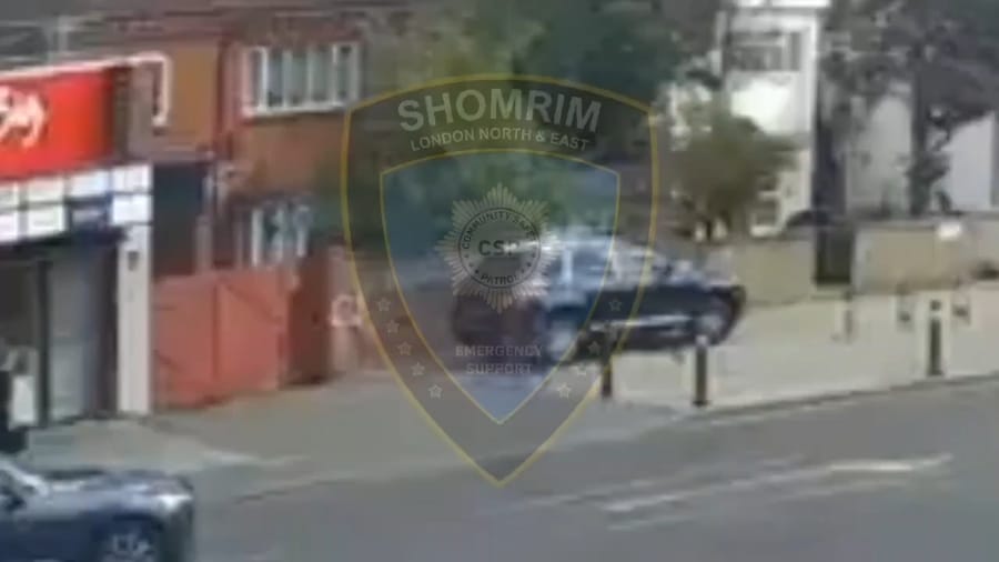 footage of the man crashing into Jewish pedestrians on purpose