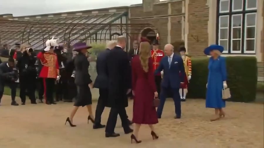 A royal reception
