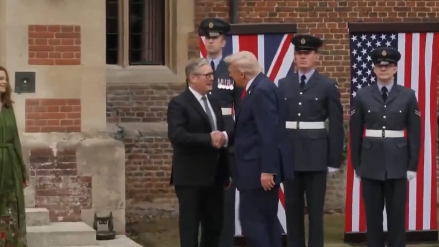 Trum meets Starmer