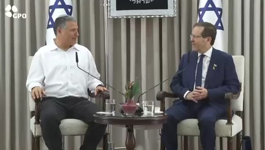 David Zini and President Herzog