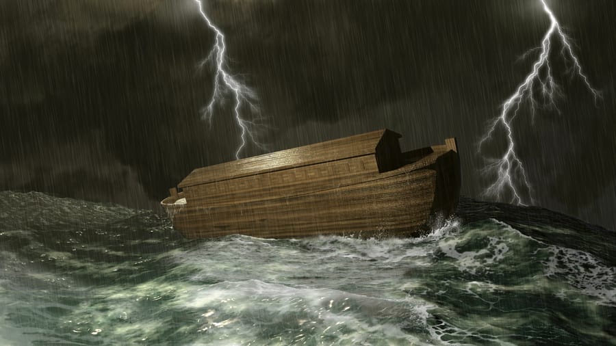 3d illustration of Noah's Ark