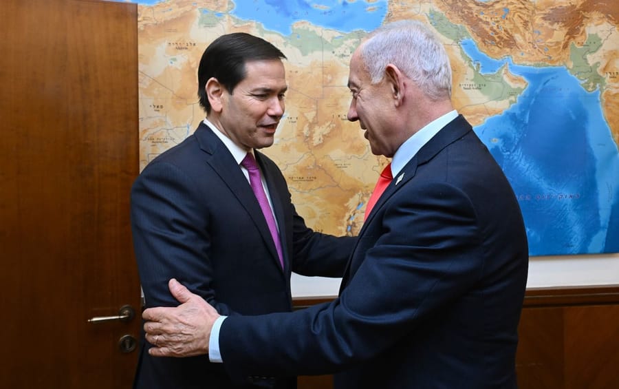 Netanyahu meets Marco Rubio