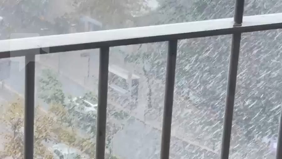 Hail in Jerusalem