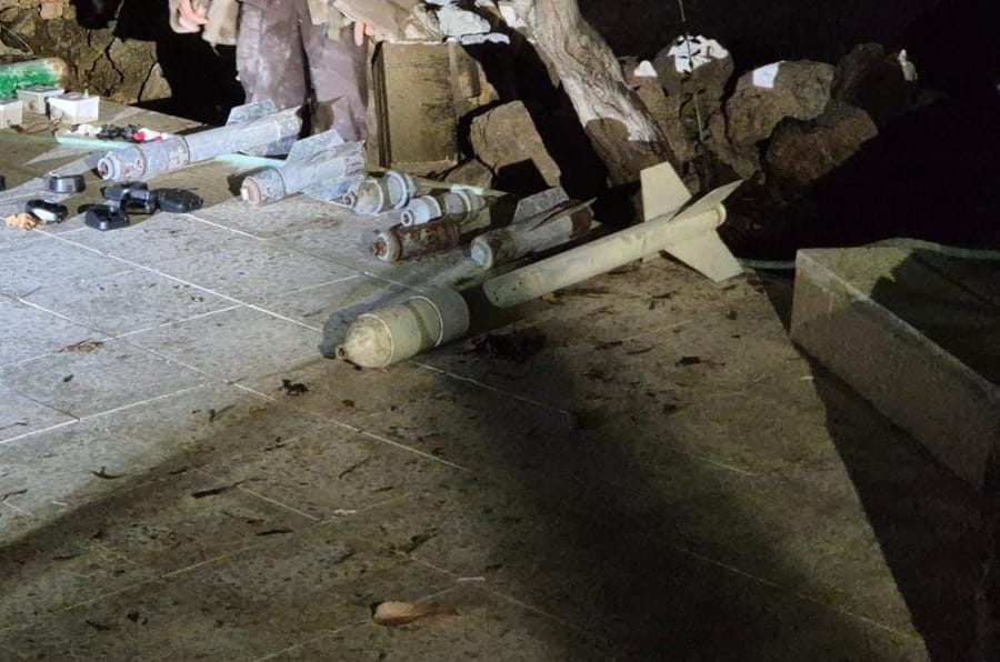 IDF Finds Rockets and Rocket Components in Tulkarem Area
