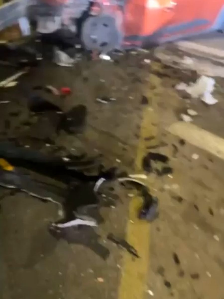 Scene of the crash