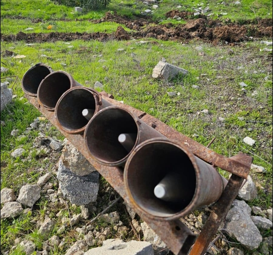IDF forces located a rocket launcher in Beit Hanoun