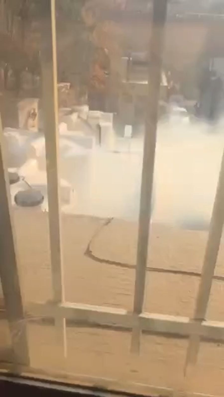 IRGC forces spray tear gas into Tehran Hopsital