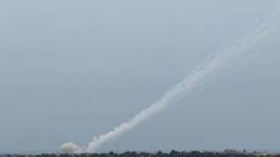 Rocket Fired from Northern Gaza City