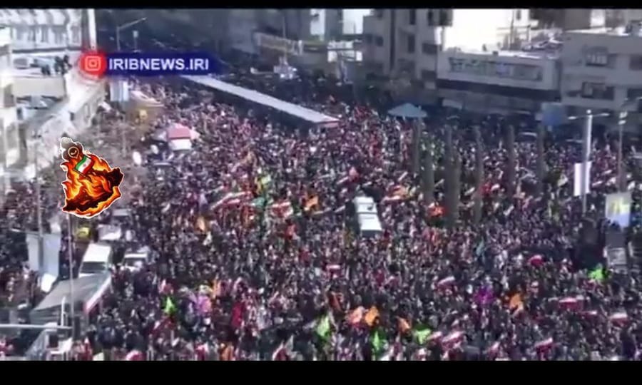 Iranian regime: Thousands of protesters at pro-regime protest