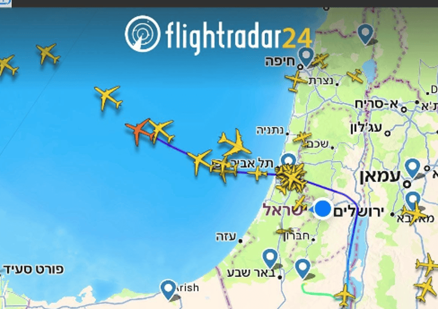 Netanyahu's 'Wing of Zion' plane leaves Israel