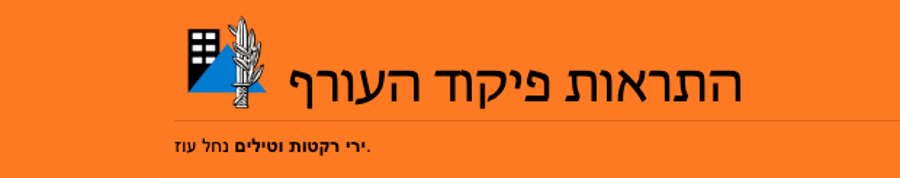 Air raid warning sounds in Nahal Oz
