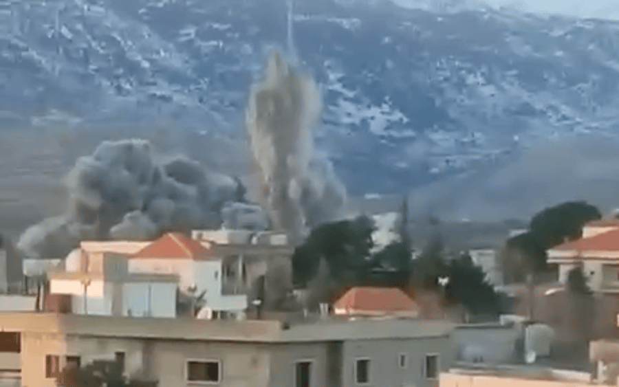 IDF striking Hezbollah targets in Lebanon