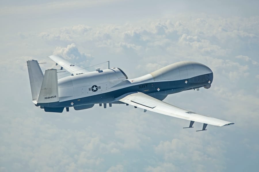 US Navy Triton Drone Conducts Surveillance Near Iranian Airspace 