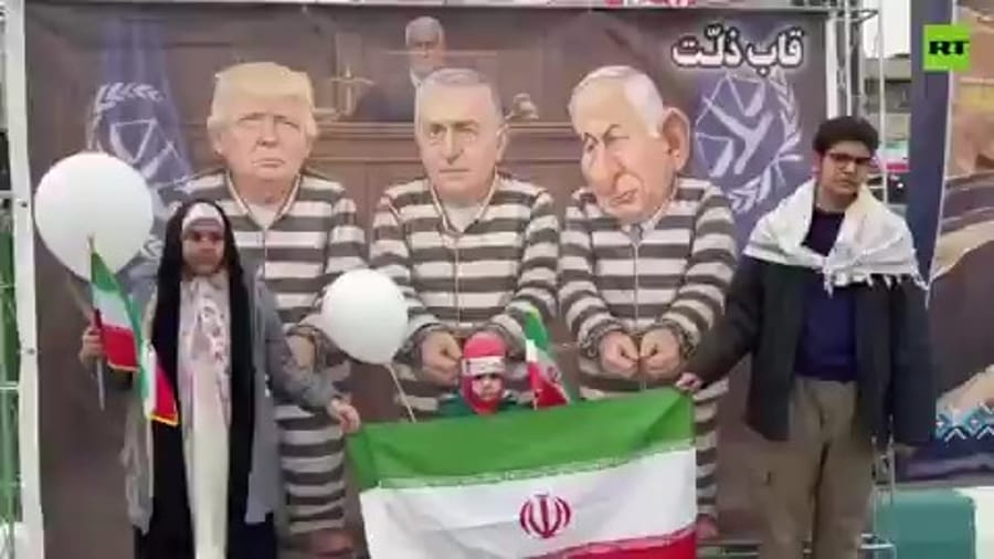 Iram features Trump and Netnayahu as prisoners