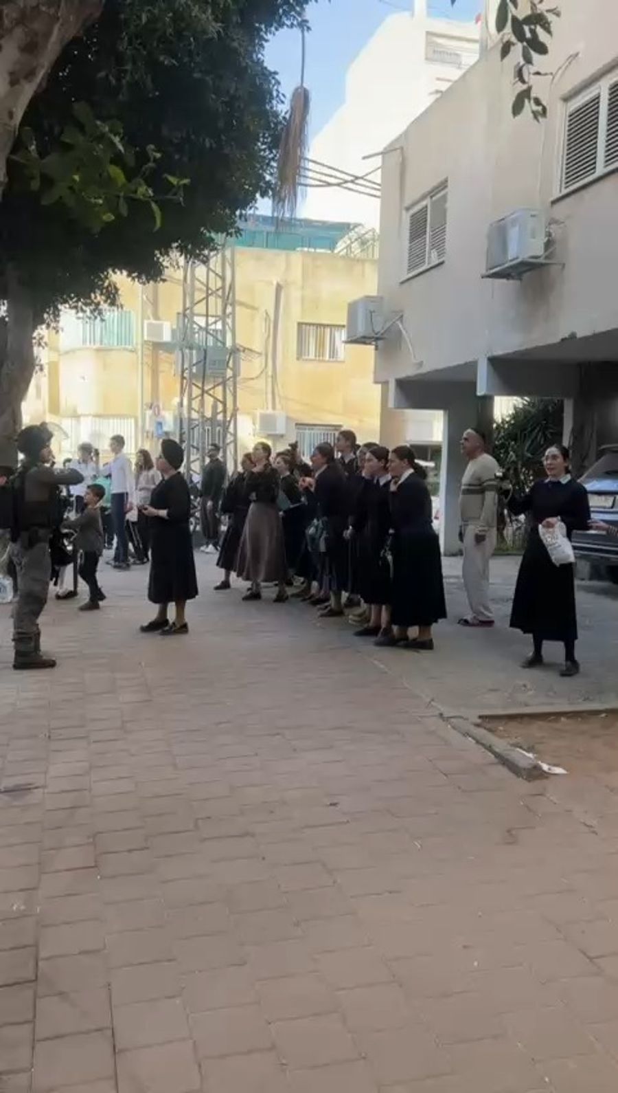 Haredi girls shocked after violent riots erupt