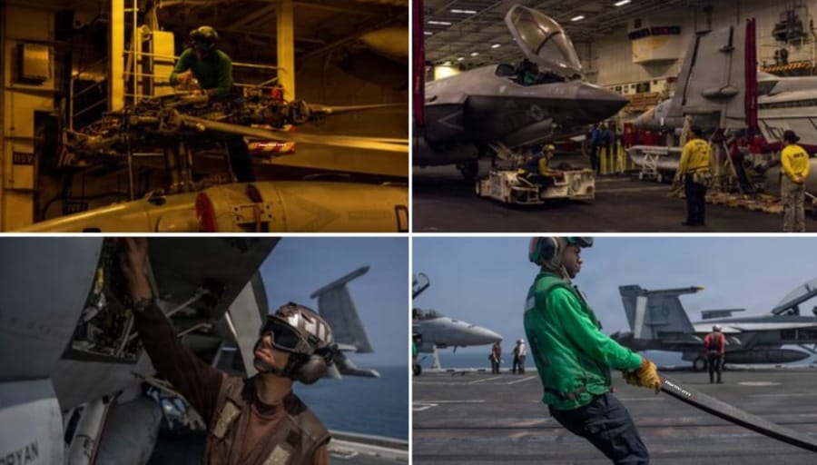 CENTCOM posts pictures from USS Abraham Lincoln