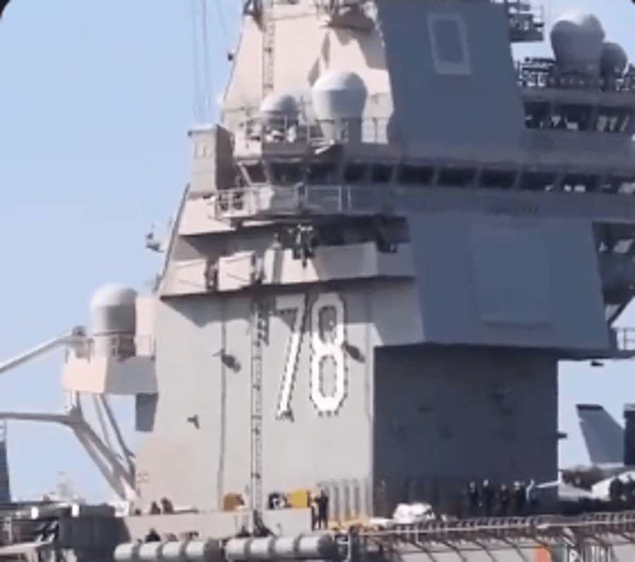 USS Gerald R. Ford arrives in Israel (Reuters)