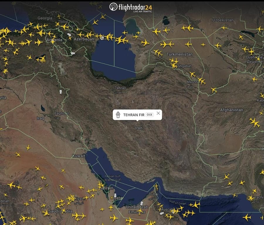 Iran Extends Airspace Closure