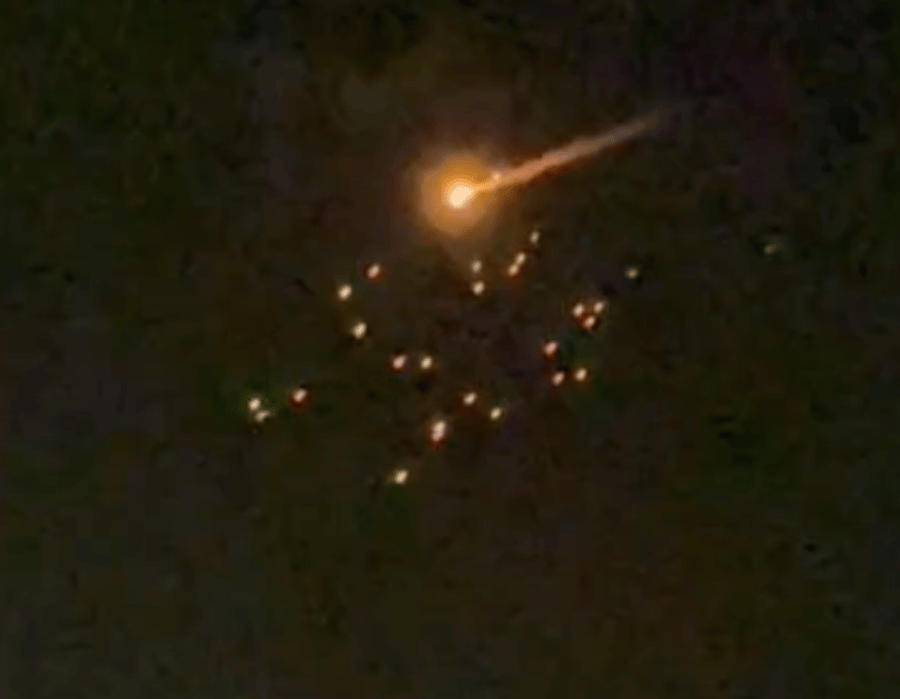 Iran launches cluster missile at Israel